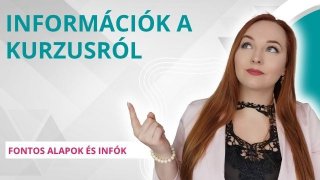 Itt kezdj: Technikai információk a tanúsítvány és a kurzus kapcsán