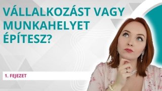 Munkahelyet építesz magadnak vagy vállalkozást?
