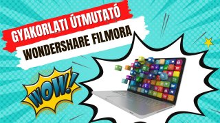 8.6 WonderShare Filmora videószerkesztő használata